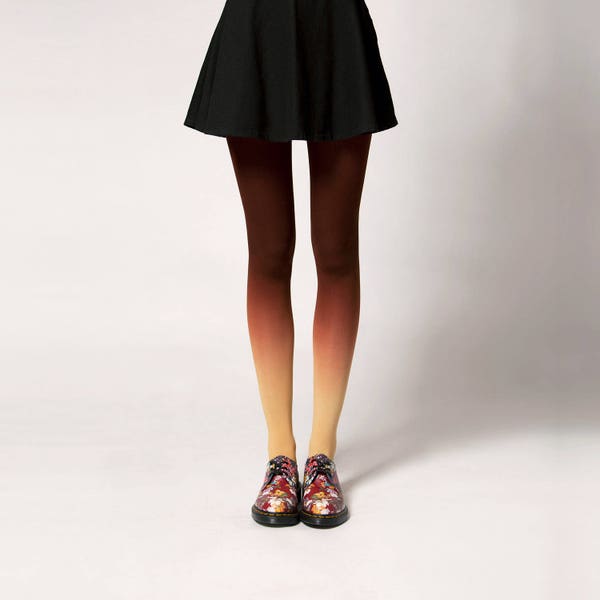 Ombré panty's in Animal