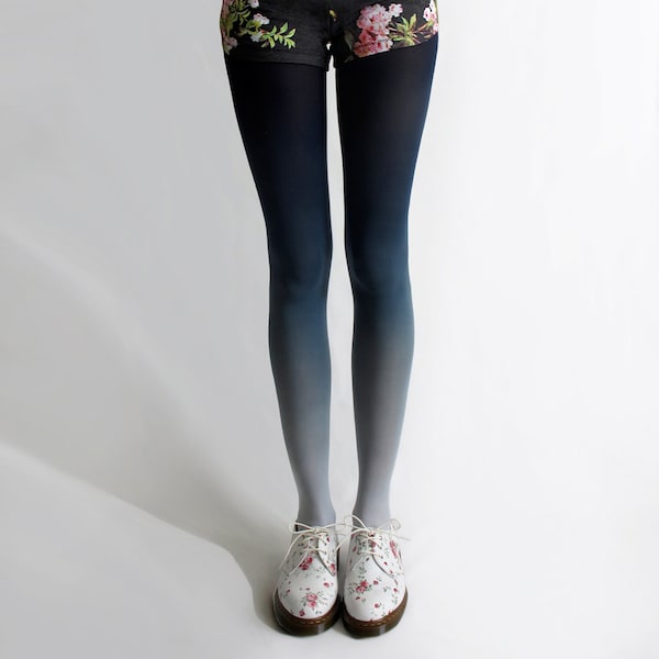 BZR Ombré tights in Navy *Discontinued*