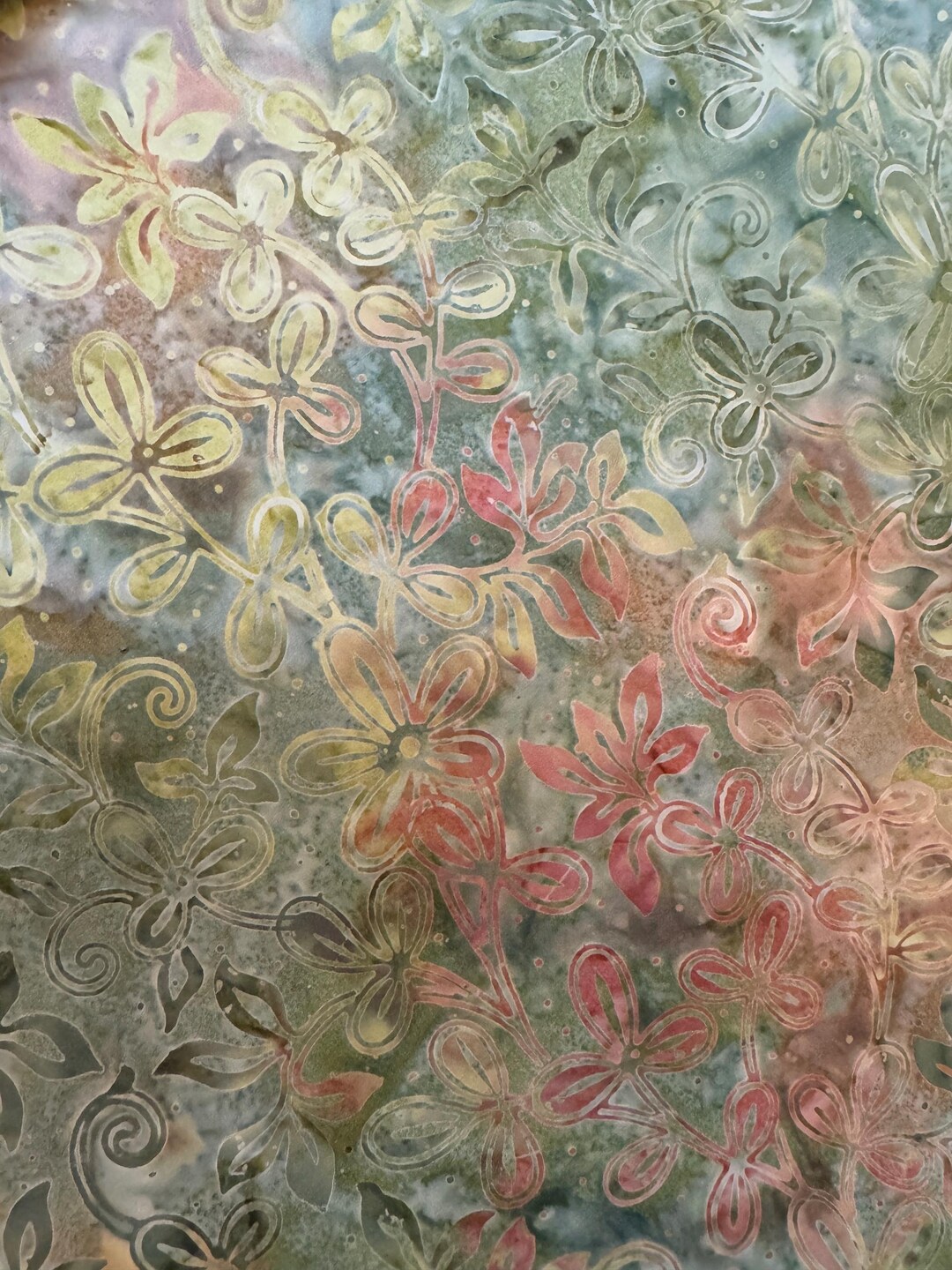 Batik Cotton Fabric by the Yard: Java Batiks