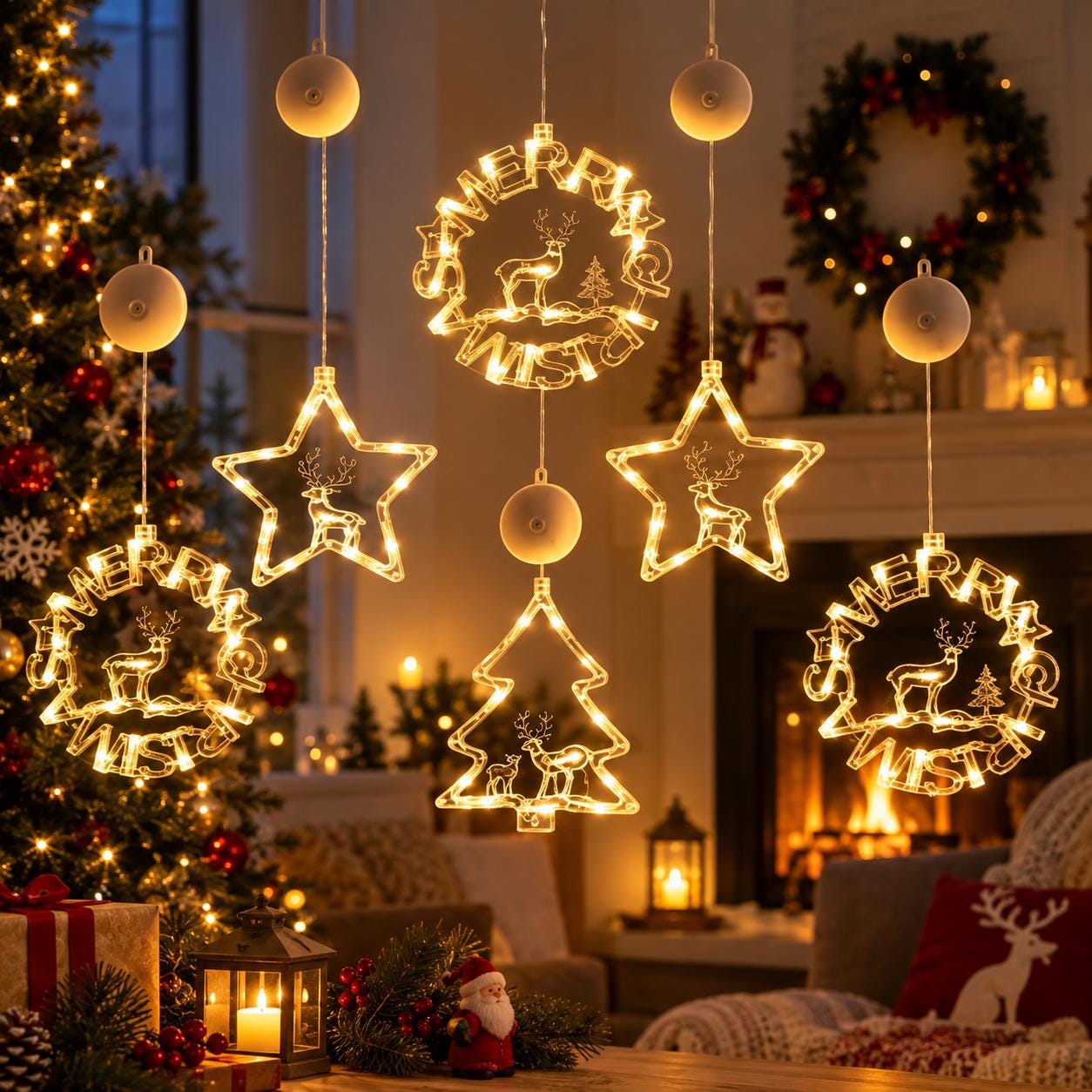 Weihnachtsbeleuchtung fenster