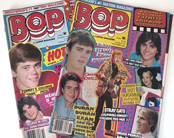 Your Choice!  Vintage 1983 BOP Magazine - Stray Cats, Duran Druan, Culture Club, Adam Ant & More!
