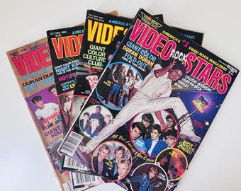 Your Choice!  Vintage 1980s Teen Beat Video Rock Stars Magazines - Duran Duran, Wham, Madonna, Van Halen & More!