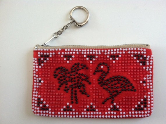 Items similar to Vintage Beaded Coin Purse on Etsy