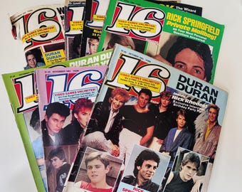 Your Choice!  Vintage 1983 '16' Magazines - Duran Duran, Loverboy, Hall & Oats, Menudo and More!