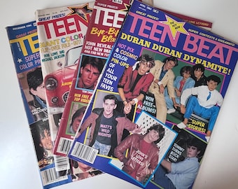 Your Choice!  Vintage 1984 Teen Beat Magazines - Duran Duran, John Stamos, Rob Lowe, Ralph Maccio and More!