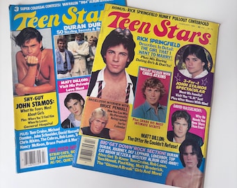 Your Choice!  Vintage 1984 Teen Stars' Magazine - Duran Duran, John Stamos, Rick Springfield, David Hasselhoff & More!