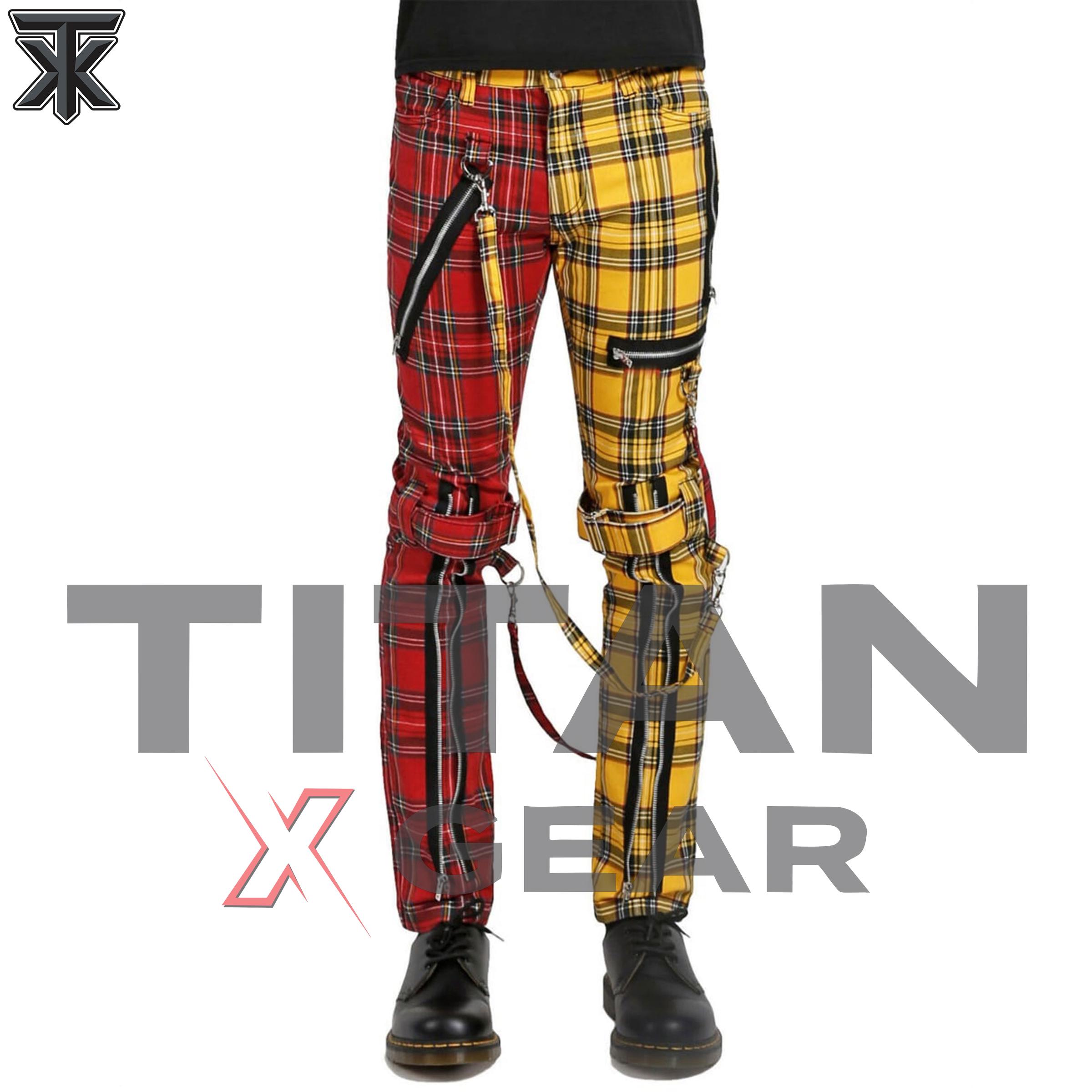 Plaid Bondage Pants - Etsy