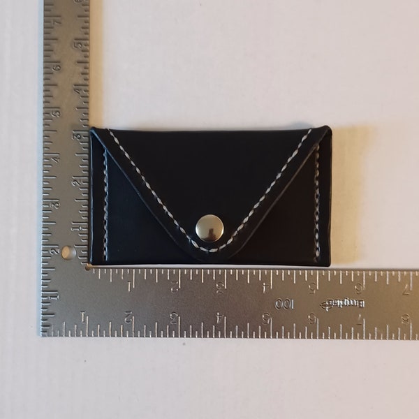 Handmade Leather Ammo Pocket Pouch, Billfold, or business card holder.