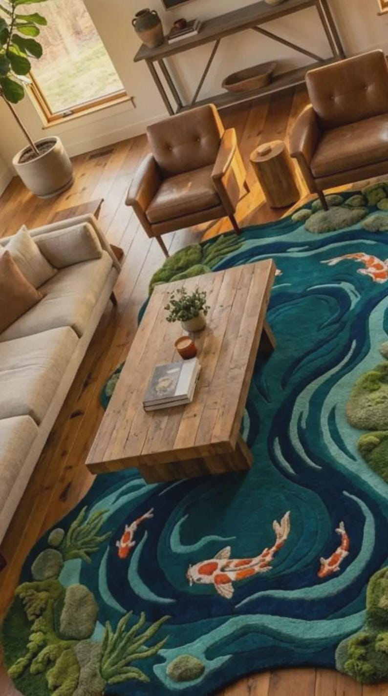 Japanese Garden Rug
Zen Area Rug
Organic Shape Rug
Japandi Rug
Nature Inspired Rug