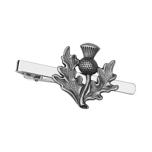 Thistle Tie Clip