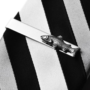 Fish Tie Clip - Unique Handmade Gift - On Sale!