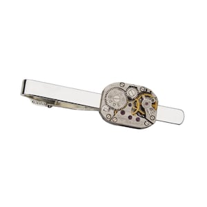 Genuine Watch Movement Tie Clip