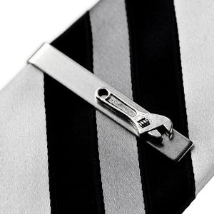 Wrench Tie Clip - Unique Handmade Gift - Gift Boxed - On Sale!