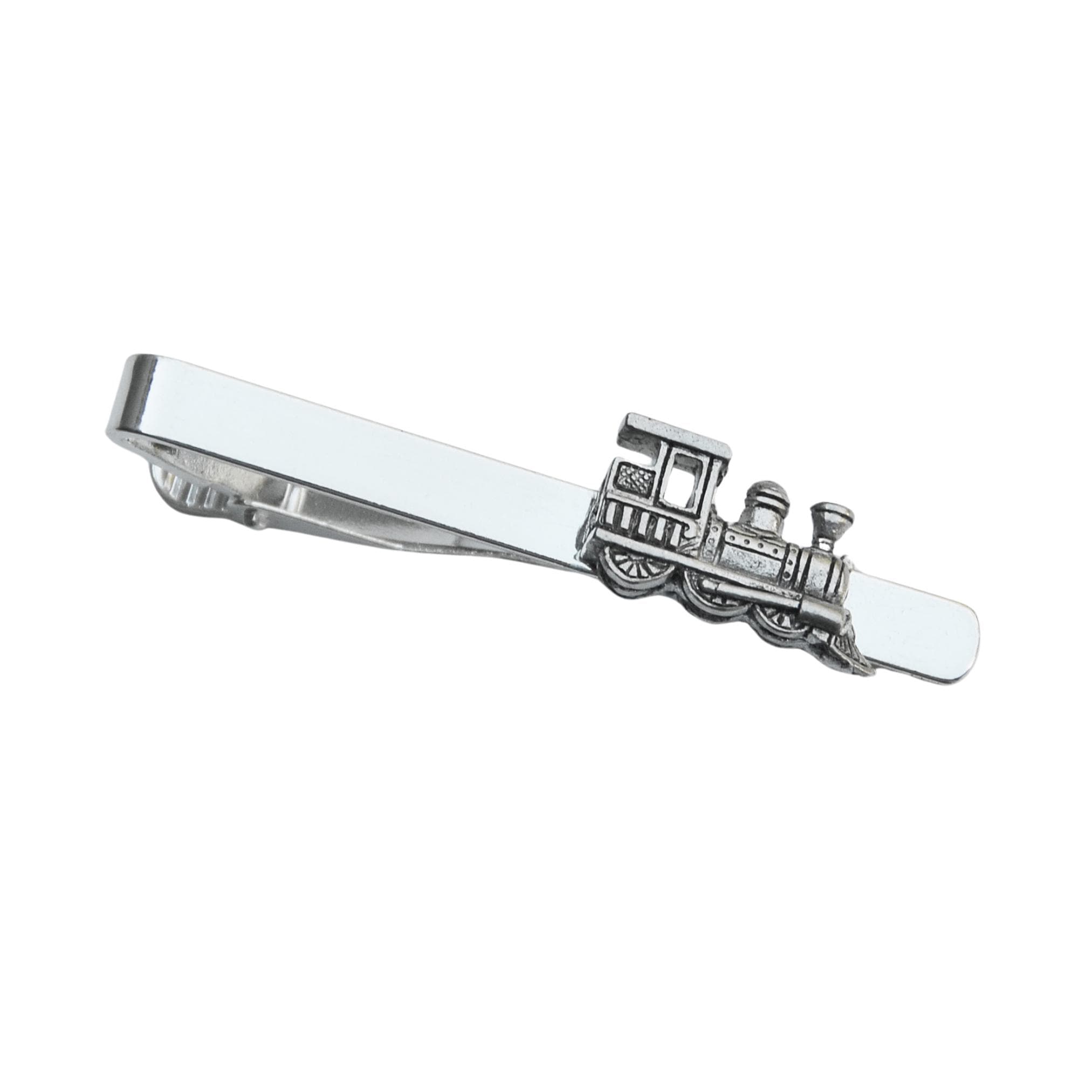 Pince à cravate - Classique - Or - Chrome brillant - Métal - Cuivre et