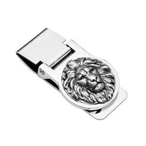 Lion Money Clip - Unique Handmade Gift - Gift Boxed - On Sale!