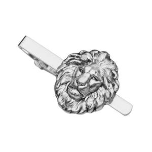Lion Face Tie Clip - Unique Handmade Gift - On Sale!
