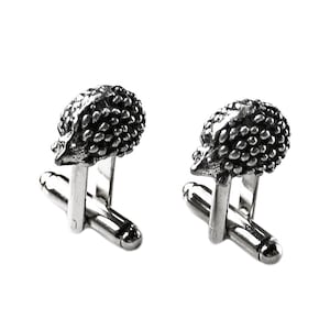 Hedgehog Cufflinks - Unique Handmade Gift - Gift Boxed - On Sale!