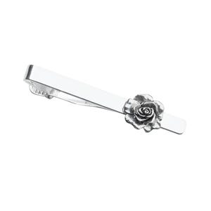 Rose Tie Clip - Unique Handmade Gift - On Sale!
