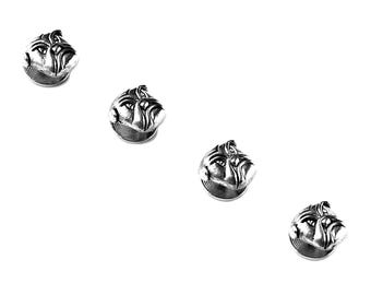 Bulldog Tuxedo Shirt Studs
