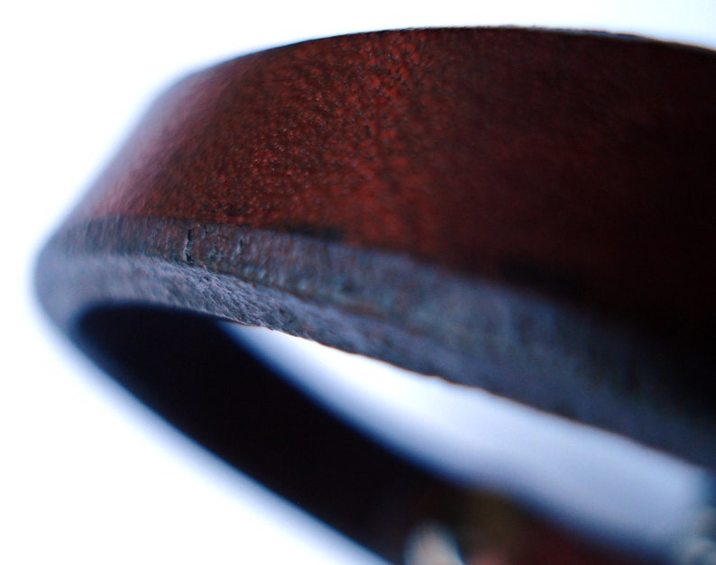 Customizable Leather Nautical Shackle Bracelet