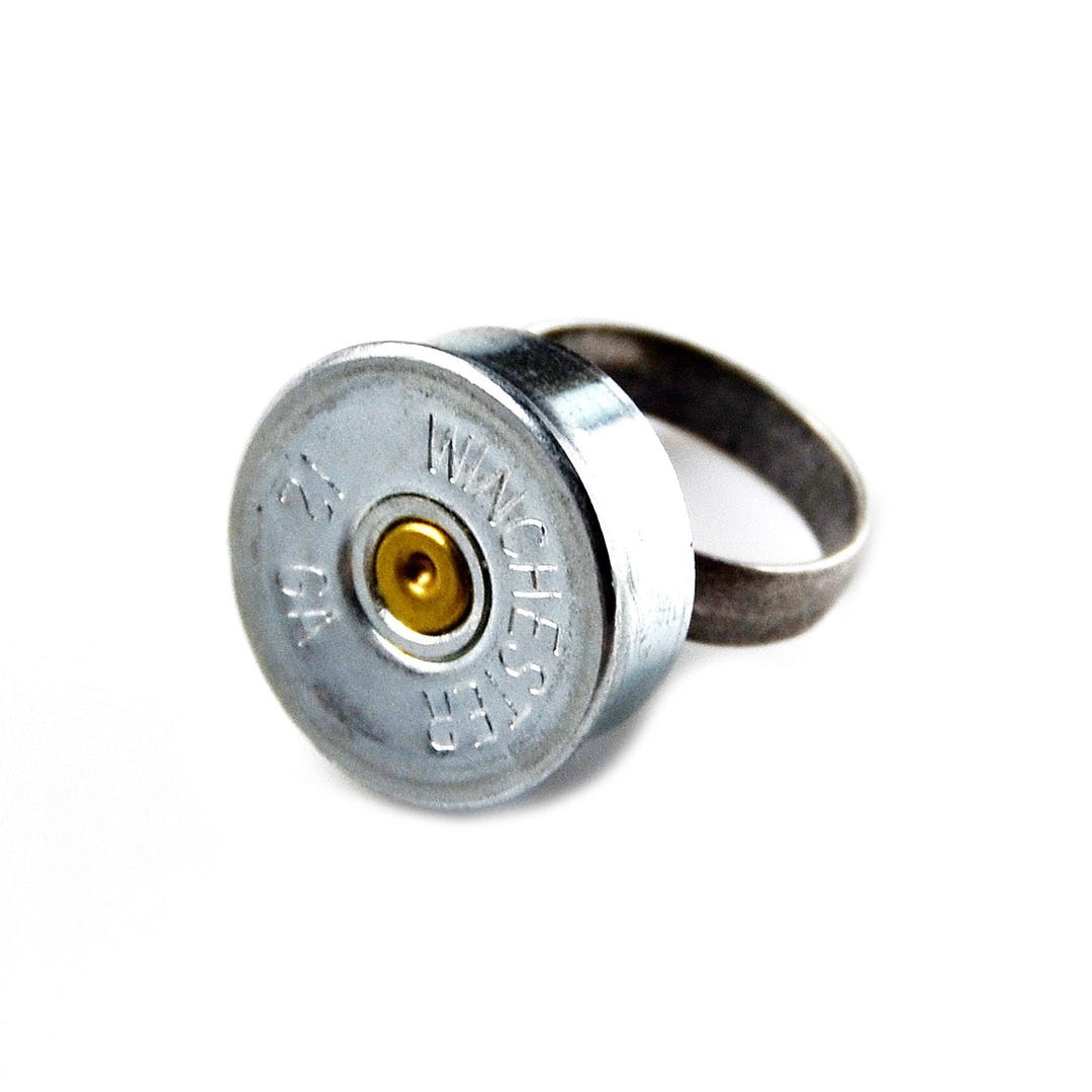 Genuine Shotgun Shell Statement Ring - Adjustable - Clean & Safe - Etsy