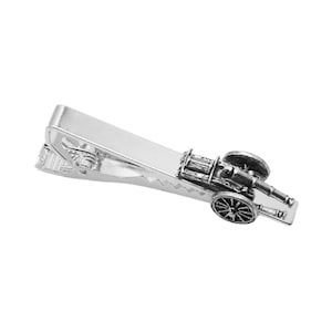 Civil War Cannon Tie Clip - Unique Handmade Gift - Gift Boxed - On Sale!