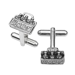 Six-Pack Beverage Cufflinks