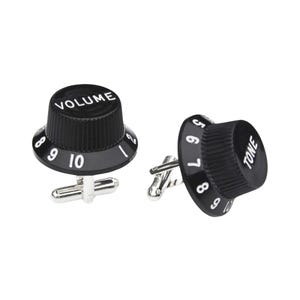 Genuine Guitar Knob Cufflinks - Volume / Tone