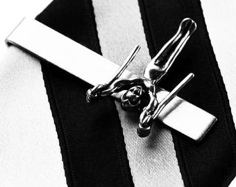 Gymnast Rings Tie Clip