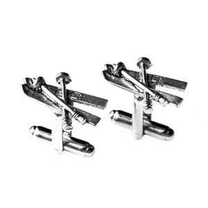 Skis Cufflinks