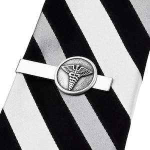 Caduceus Tie Clip