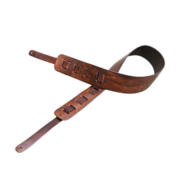 Customizable Leather Adjustable Guitar Strap - Unique Handmade Gift - Gift Boxed - On Sale!