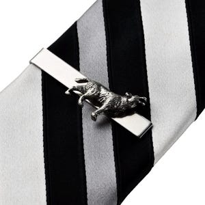 Howling Wolf Tie Clip