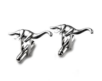 Brontosaurus Dinosaur Cufflinks - Unique Handmade Gift - Gift Boxed - On Sale!
