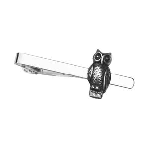 Owl Tie Clip - Unique Handmade Gift - Gift Boxed - On Sale!