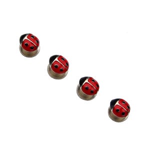 Ladybug Tuxedo Shirt Studs - Unique Handmade Gift - Gift Boxed - On Sale!