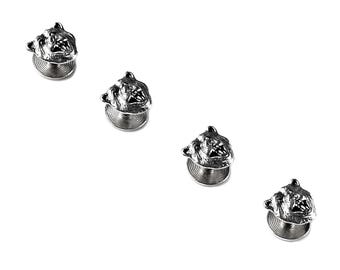 Bear Tuxedo Shirt Studs