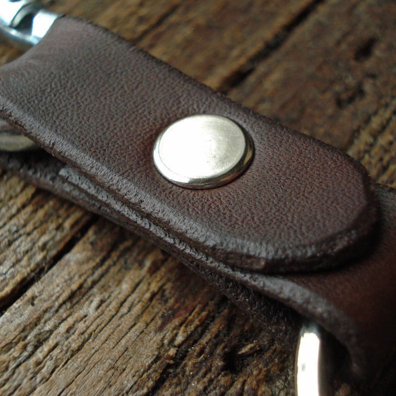 Customizable Leather Carabiner Keychain Etsy