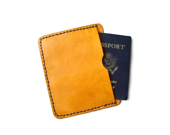 Customizable Leather Passport Cover Etsy