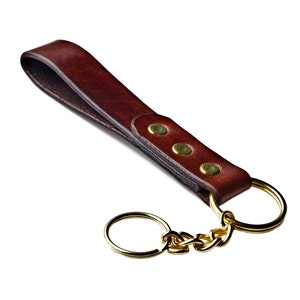 Customizable Leather Keychain