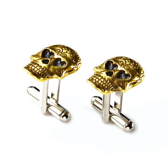 Skull Cufflinks - Unique Handmade Gift - Gift Boxed - on Sale