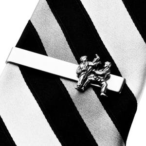 Karate Tie Clip - Unique Handmade Gift - Gift Boxed - On Sale!