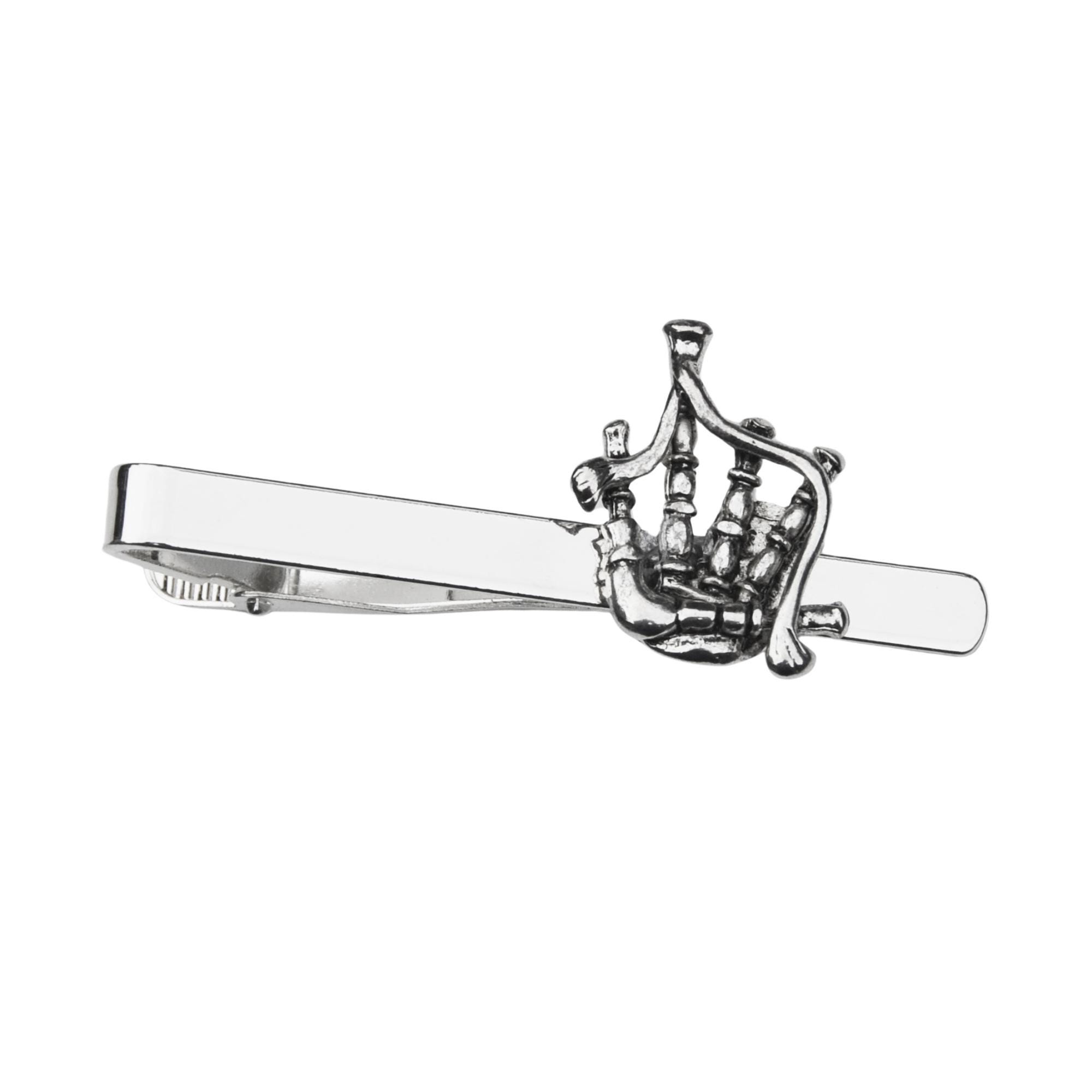 Scottish Bagpipes Tie Clip - Unique Handmade Gift