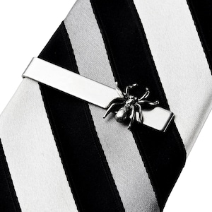Spider Tie Clip - Unique Handmade Gift - Gift Boxed - On Sale!