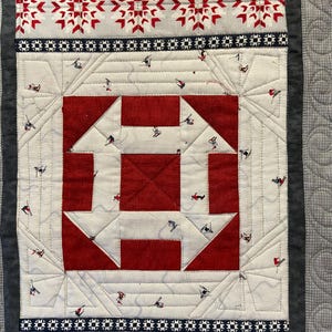 Ski Lovers Table Runner Centerpiece