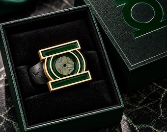 LANTERN Power Ring Replica - Realistic GL Ring , Dark Sci Fi Ring, Superhero Ring