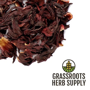 Hibiscus Flower Petals, Whole (Hibiscus sabdariffa)