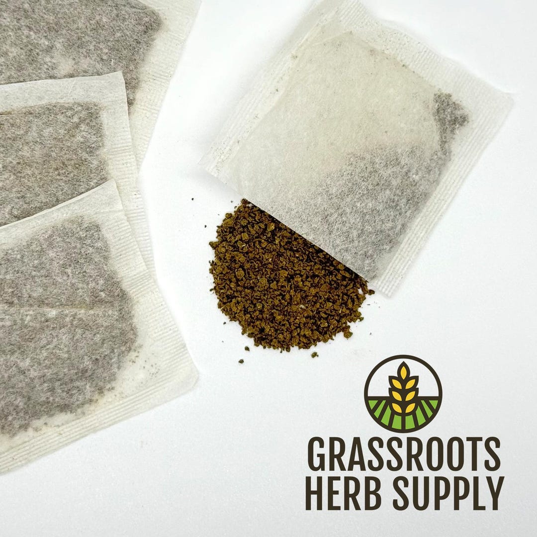 Rubus Tea Raspberry Leaf Tea Bags (rubus Idaeus) | Unbleached Paper Pre-filled ...