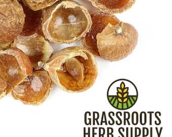 Soap Nut Shells De-seeded, Pieces (Sapindus delavayi)