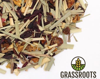 Hibiscus Heaven Herbal Tea Blend | Loose Leaf Blend of Hibiscus, Rosehips, Lemongrass, Lemon Peel and Orange Peel